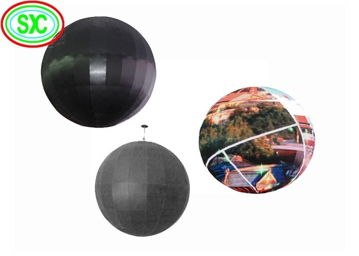 360° Outdoor Vollfarbspalte Kugel LED-Display Bildschirm