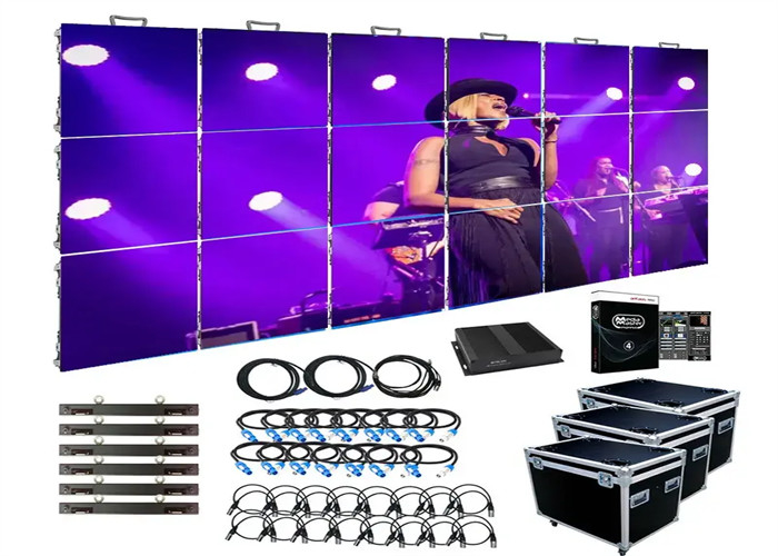 640*640mm p2,5 nahtloses Spleißen Bühnenbildschirm Panel Vermietung Led-Videowand für Konzerte