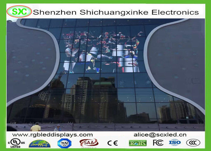 p6.25 weich transparenter flexibler geführter Schirm, SMD-Glaswand-Schirm-Nova-System