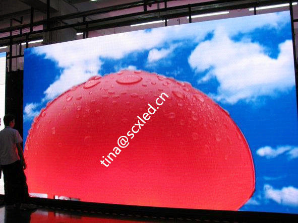 Hochhelligkeit HD-Videofunktion P3.91 LED-Display-Bildschirm für Bühnenhintergrundvermietung
