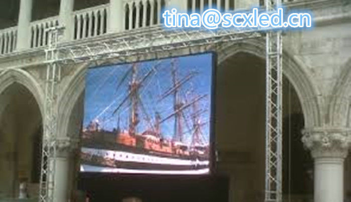 Vollfarbiges HD Led-Display Video Wand P3.91 Außenwasserdicht hohe Helligkeit Für Veranstaltung Vermietung