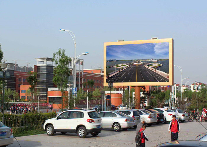 Outdoor-Full-Colour-Hochwertige P8 Festinstallation Werbung LED-Plakettenbildschirm