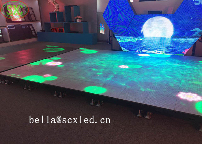 Innenraum SMD3535 Sound Active DJ Led Disco Tanzfläche Warme weiße Strahlplatten