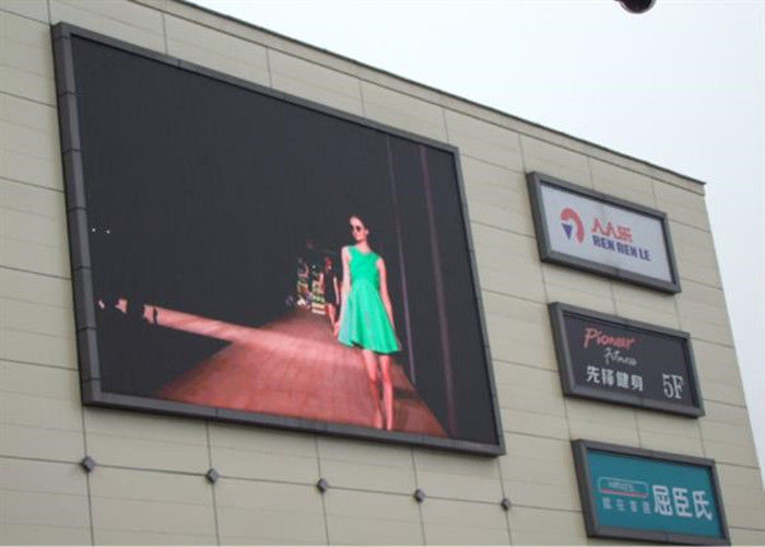 Hängende Outdoor-Full-Color-Werbung LED-Billboard P10 Shopping Market Videowand