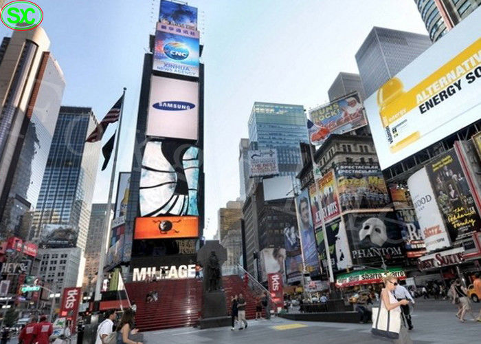 P16 P8 wasserdichte 3-jährige Garantie IP65 der Werbung im Freien des Bleischirmes