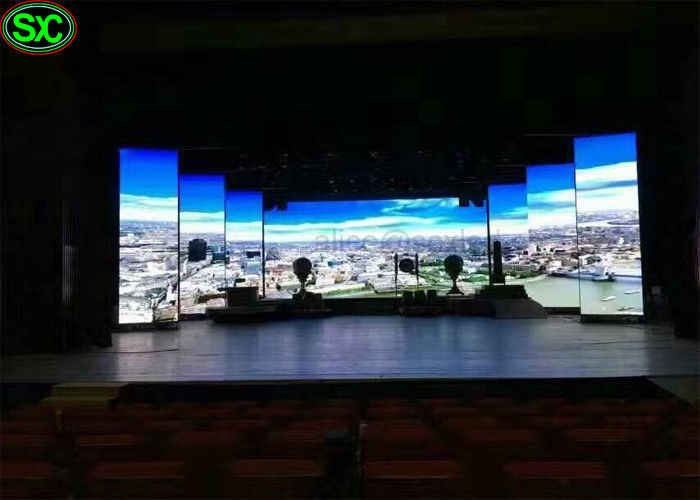 Innensuper slim P3.91 Miet-LED-Anzeige für Stadiumshintergrund