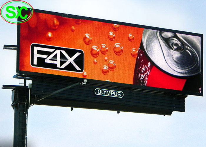 Farbenreicher P10 elektronischer Bildschirm-hohe Helligkeit der Werbung- im Freienled