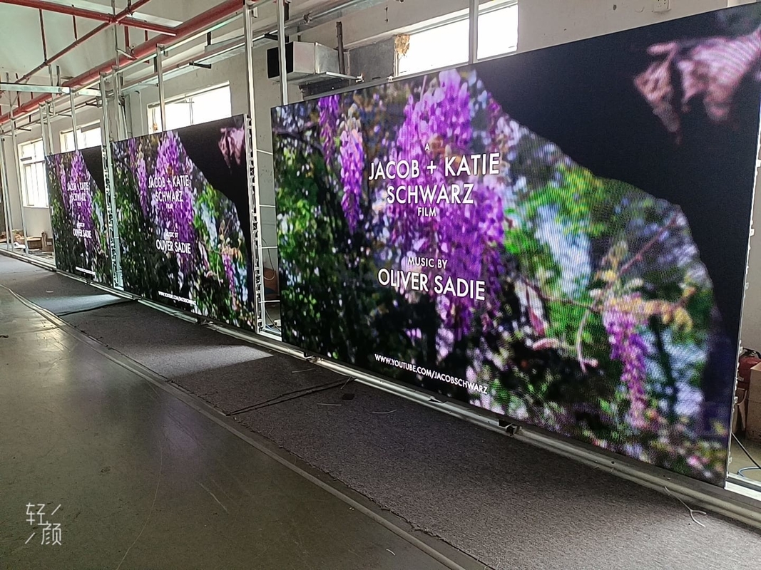 Kleines Pixel P2.5 HD Indoor LED Display Werbung Wasserdicht Gewöhnliches Stahl