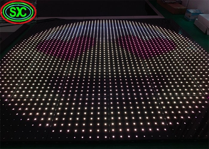 Bühne Ausrüstung Party Hochzeitsshow DJ Vollfarbe RGB LED Disco Licht Tanzfläche Bildschirm