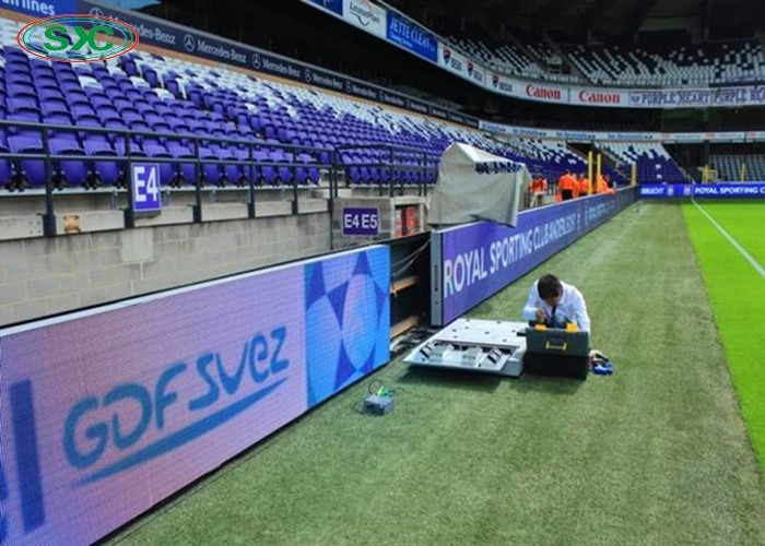 Außenwasserdicht Vollfarbbildschirm P10 SMD Fußballstadion Umfang LED-Display