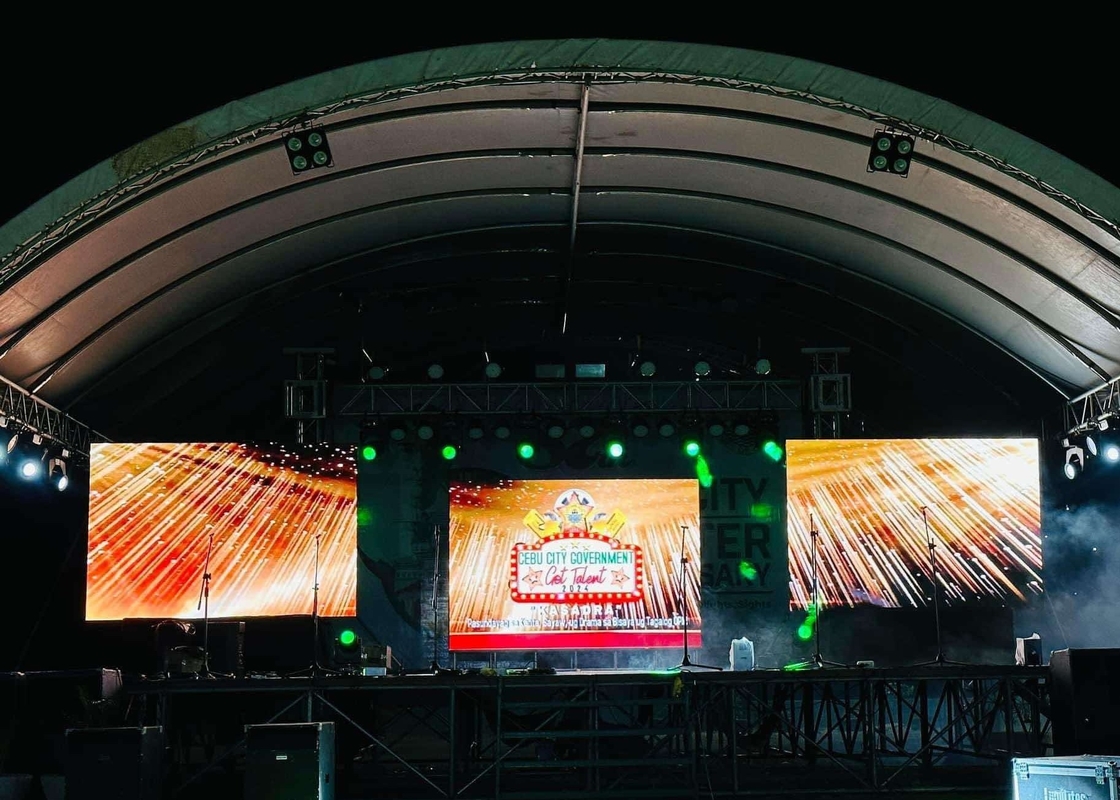 Bühnenhintergrund Vollfarbe Riesen-LED-Display-Bildschirme Innenraum P3 Modul LED Videowand