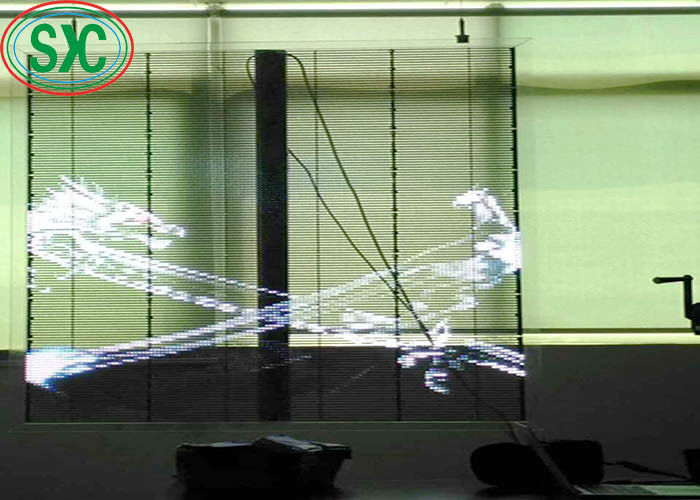 Hohe Helligkeit Vollfarbe Transparentes Display SMD2525 IP54 Langlebigkeit