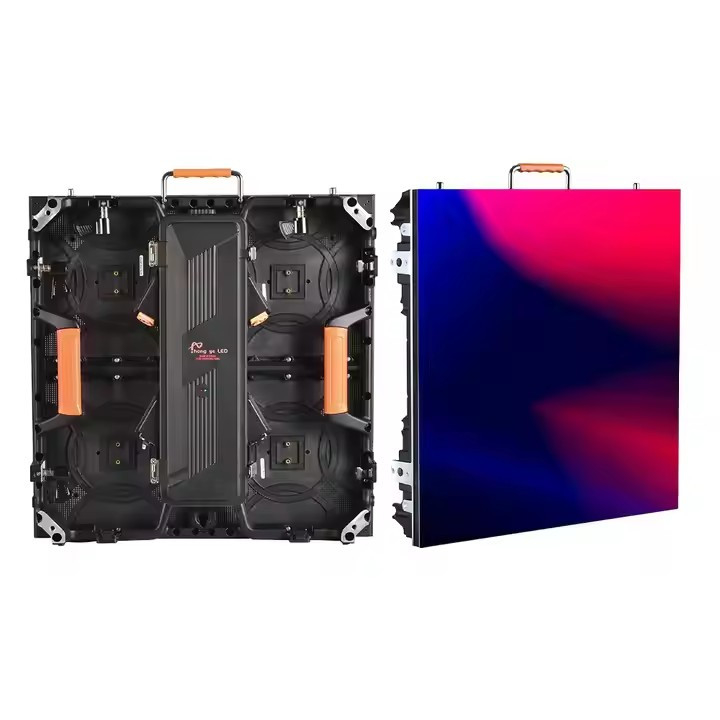 Eisen-Box-Bildschirm/Druckguss-Aluminium-Box P20 Außen-LED-Videoanzeige Werbewand Außenwand wartbar