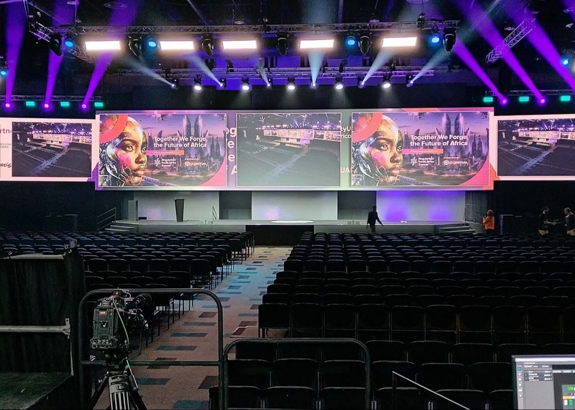 Outdoor P3.91LED Video Bildschirm Vermietung SMD1921die Guss Aluminium Basis