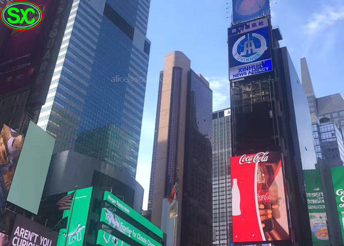 Große geführte WerbungsWerbung im Freien der schirm-P10 führte Bildschirm-Fernsehbrett