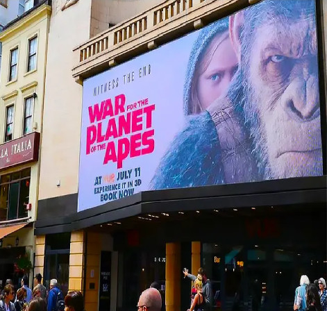 Außenwerbung und Score Wasserdichtes Led-Billboard-Bildschirm mit Vollfarbfunktion