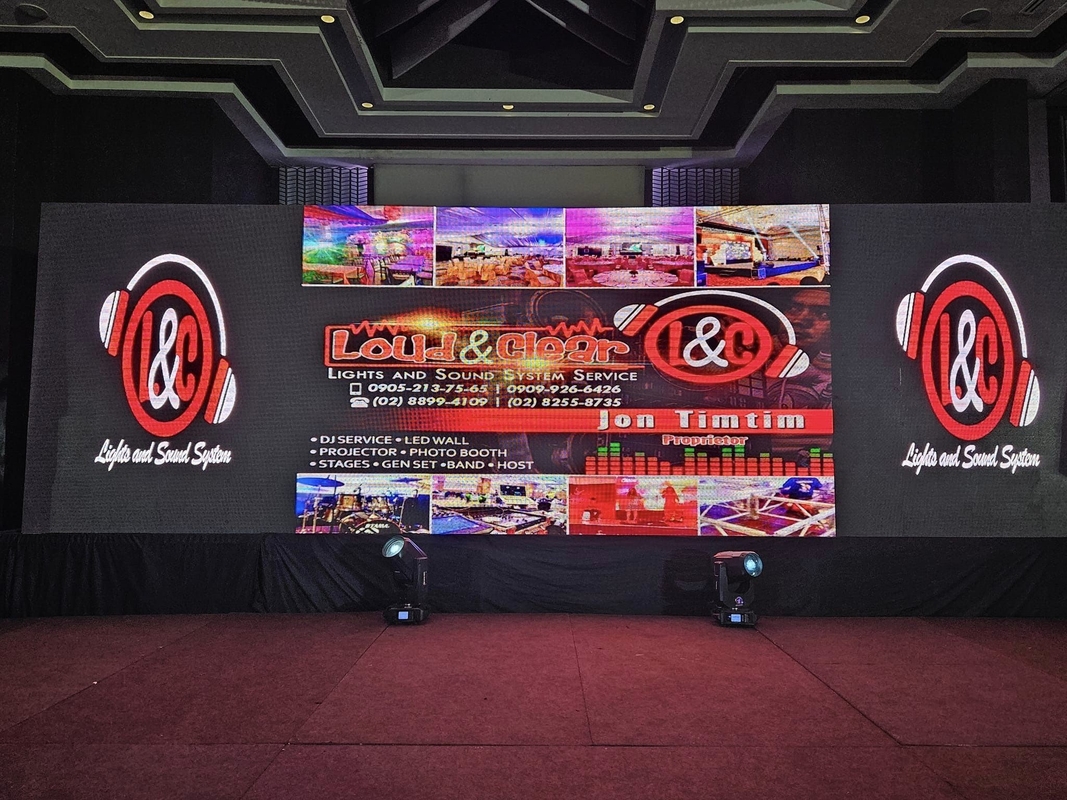 640000 Punkte/m2 Dichte Feinspitch LED-Display mit Vollfarb-Rohrchip und Druckguss Aluminium-Schrankmaterial