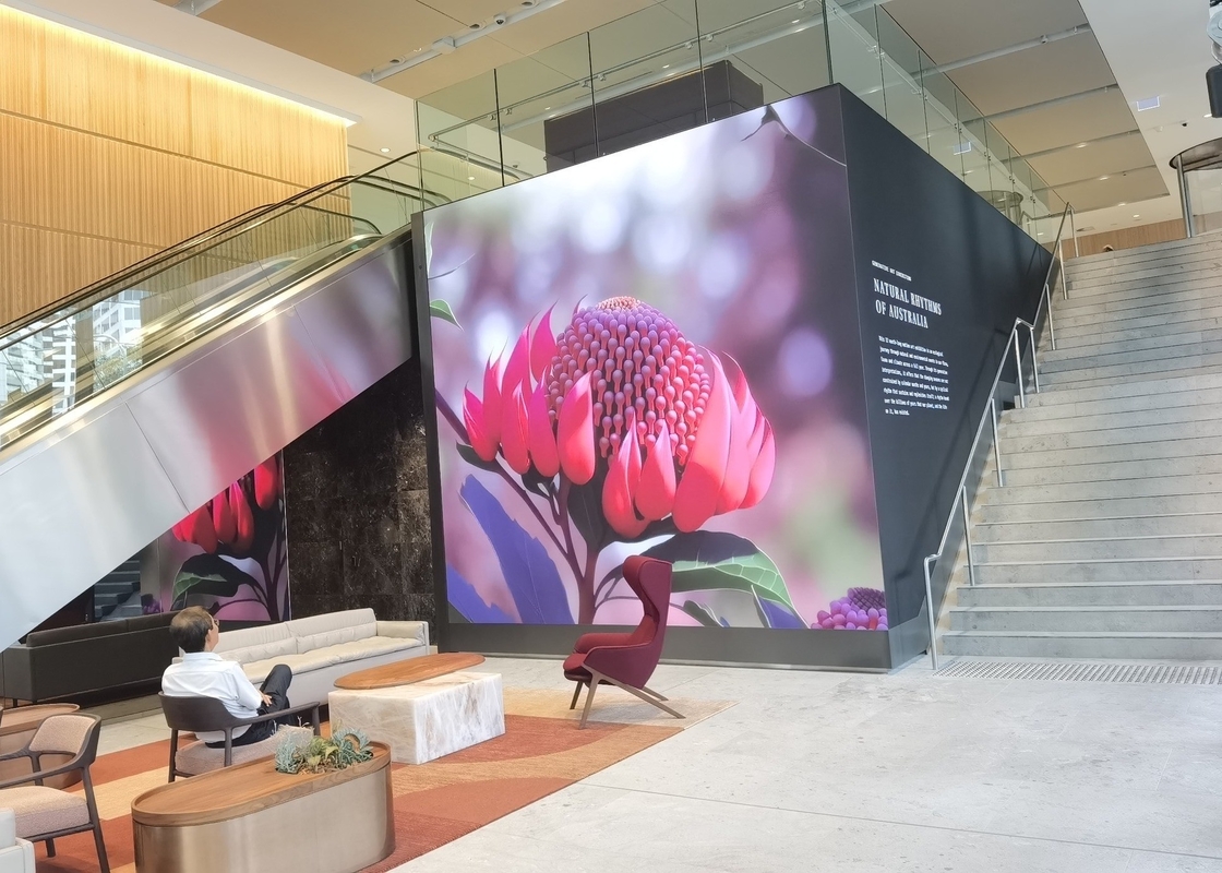 Druckguss Aluminium Mietbildschirm RGB Outdoor HD wasserdicht LED-Video-Display, P8 Vollfarb-LED-TV Wandbildschirm