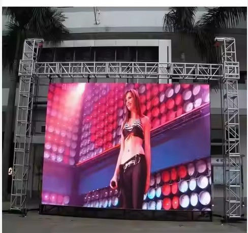 P10 Außen-LED-Werbeanzeige IP65 Wasserdicht 5000 cd Helligkeit