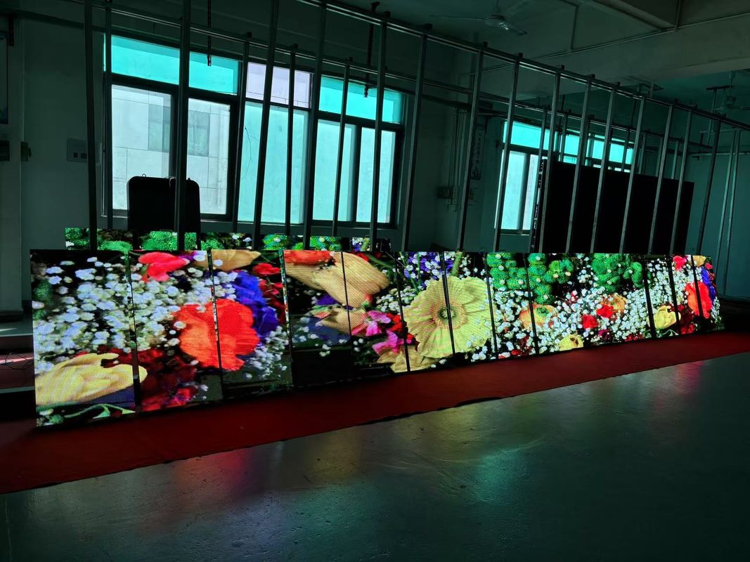 Vermietung von LED-Bildschirmen für Außenwerbung P6 32*32 Auflösung Aluminium