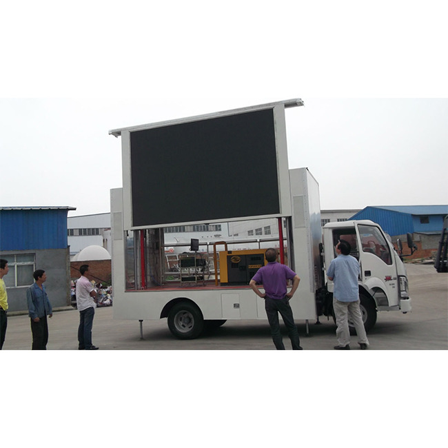 Lkw-montierte mobile Lkw-LED-Anzeige mit durchschnittlichem Ausfallverlust von 1000 Stunden und vollfarbiger Rohrchipfarbe
