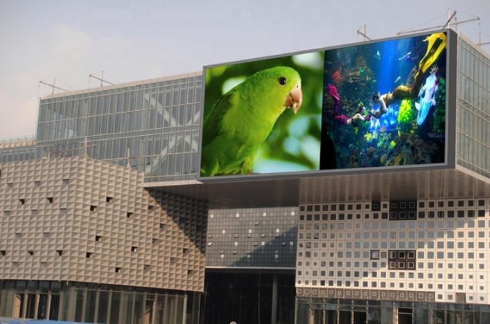 angepasste Größe Fest-LED-Display mit Backside-Service-Wartungsmethode und Aluminium-Schrankmaterial