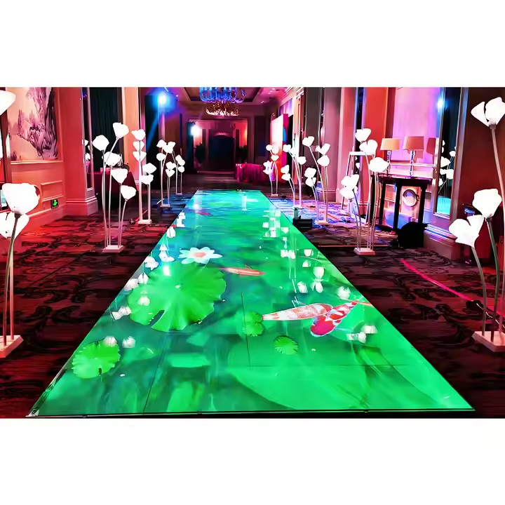 220V Spannung LED Tanzfläche hohe Helligkeit Epistar Chip mit Kundenetikett enthalten Ja