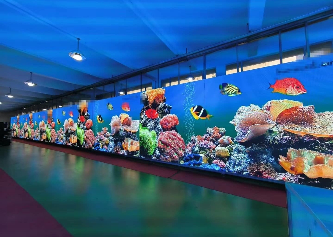 Die Casting Aluminium/Rental Indoor LED Display Screen, LED Video Display Board Aluminium 256*128MM Modul