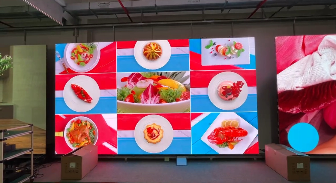 RGB-P2.6 Indoor-Die-Casting-Aluminium-Full-Colour-LED-Display Vermietung 3840HZ HD-Videobildschirm 250*250MM