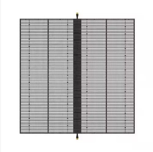 P2.6 Led-Transparente Bildschirm-Display-Gitter Vollfarb-Led-Eisbildschirm Innenraum Elektronische Werbebildschirm Glasfenster