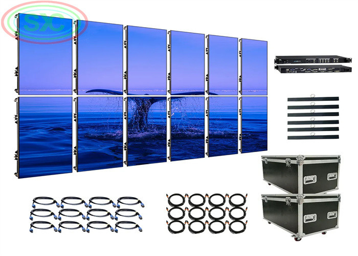 Vollständiges LED-Videowandsystem P3.91 LED-Display 500mmx500mm Bühnenhintergrund Innenraum LED-Bildschirm