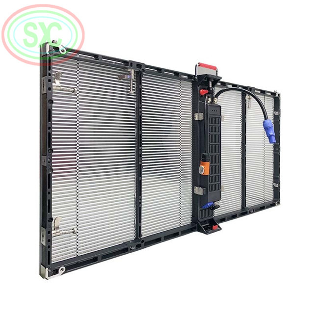 Anpassbare transparente LED-Videowand mit SMD2121 Led-Typ und Modulgewicht von 0,2 kg/PC