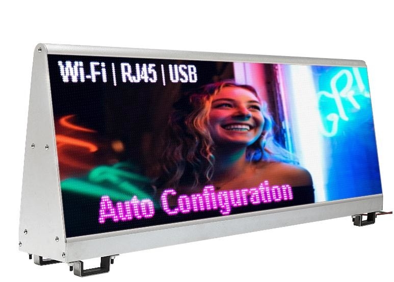 5mm Pitch Size LED-Signalbildschirm mit 96*32 Cm Größe und Gleichspannung 5V