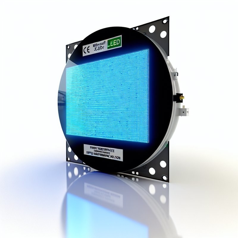 Front-Service-Rund-LED-Monitor mit DC5V-Spannung Vereinfachte Wartungslösung