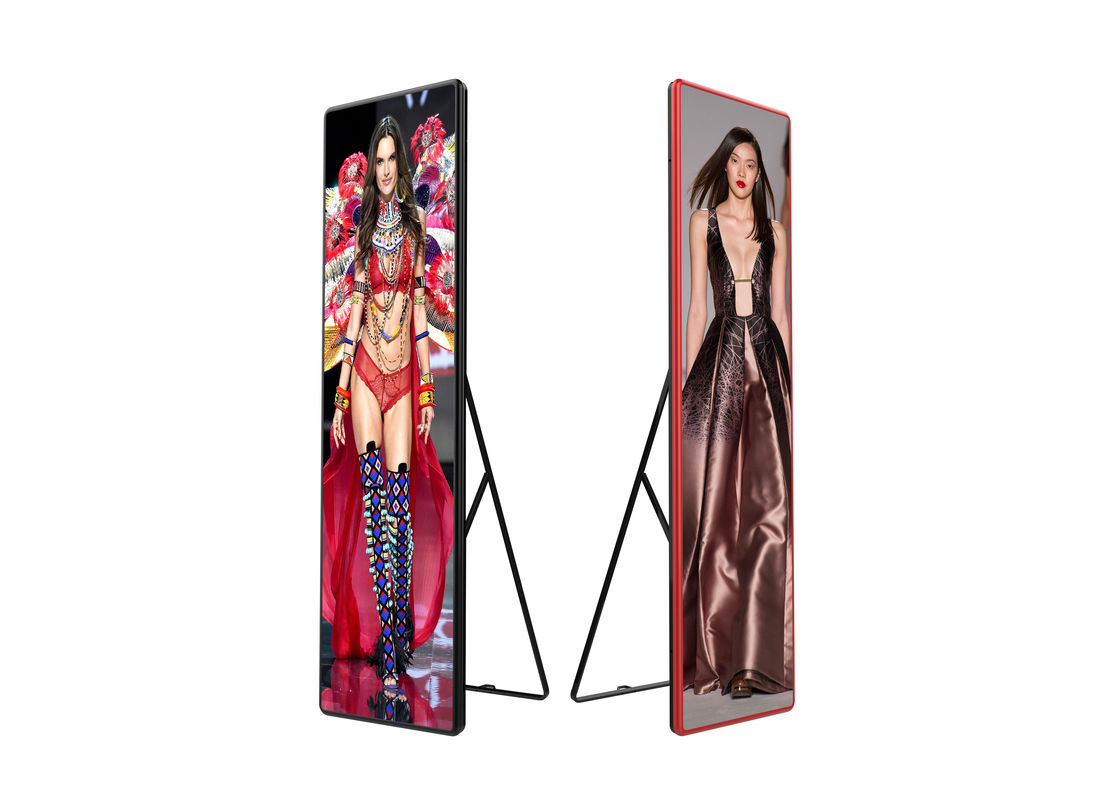 Aluminium-LED-Poster-Display mit Schrank, 680x2000mm Bildschirmgröße und 1R1G1B-Farbkonfiguration