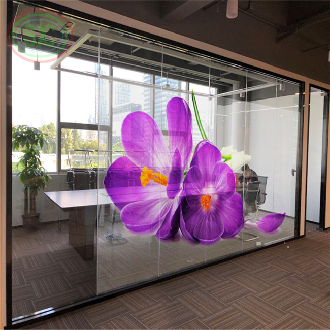 Aluminium-Schrankmaterial Transparente LED-Anzeige G7.82-7.82 für Leistung und Effizienz