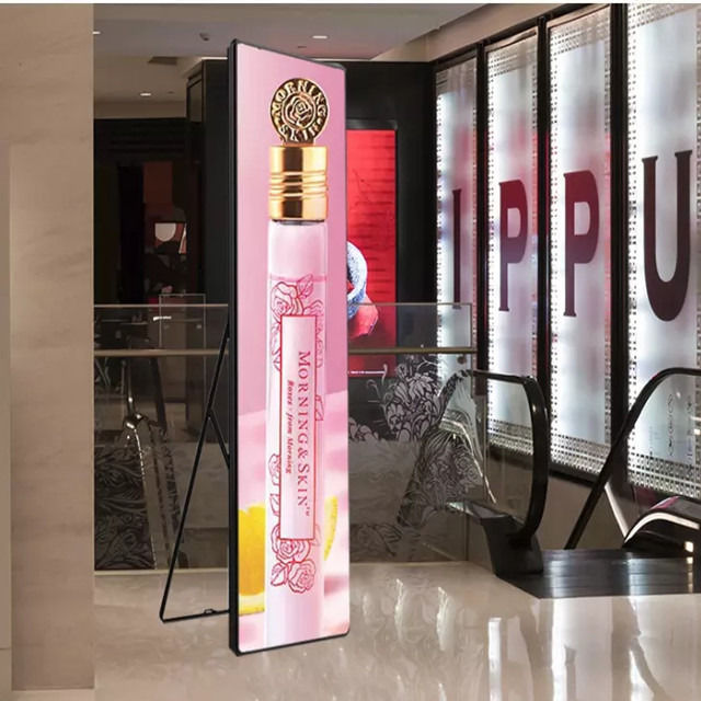 P2.5mm Pitch LED Poster Display Aluminum Panel 1R1G1B Color Configuration and Energy-Saving Technolog