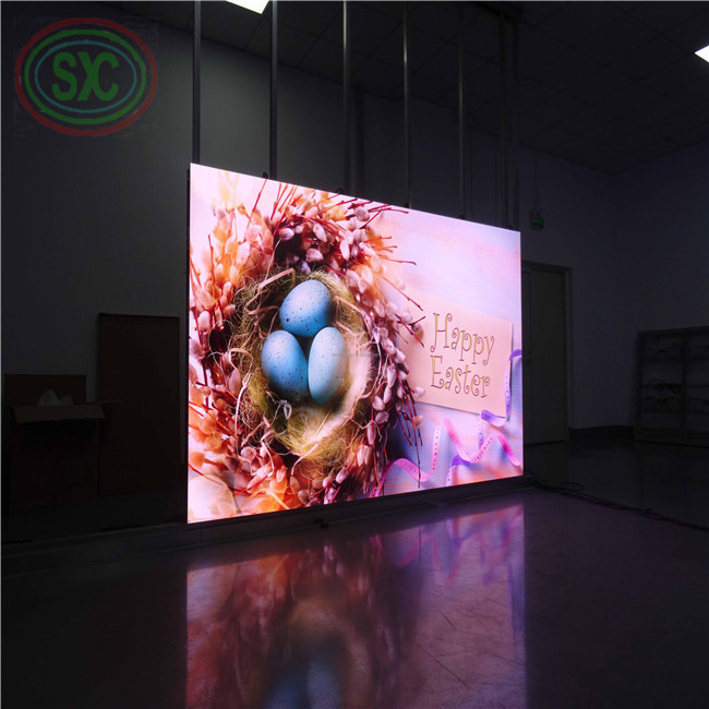 Druckguss-Aluminium-Innenraum-Full-Colour-LED-Display für einen optimalen Blickwinkel von 1m-10m und eine lange Lebensdauer von 000 Stunden