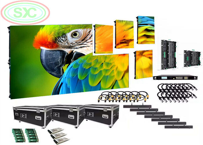 Innenraum-Full-Colour-LED-Display mit Eisenstahlschrank Leichtgewichts-Panels und Ausfall-Indikatoren für die Wartung
