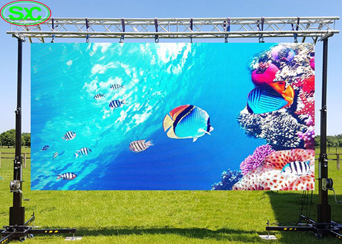 Miete P5 führte im Freien Bildschirme für Konzert inszenieren großen Hintergrund mit druckgießendem Aluminiumkabinett