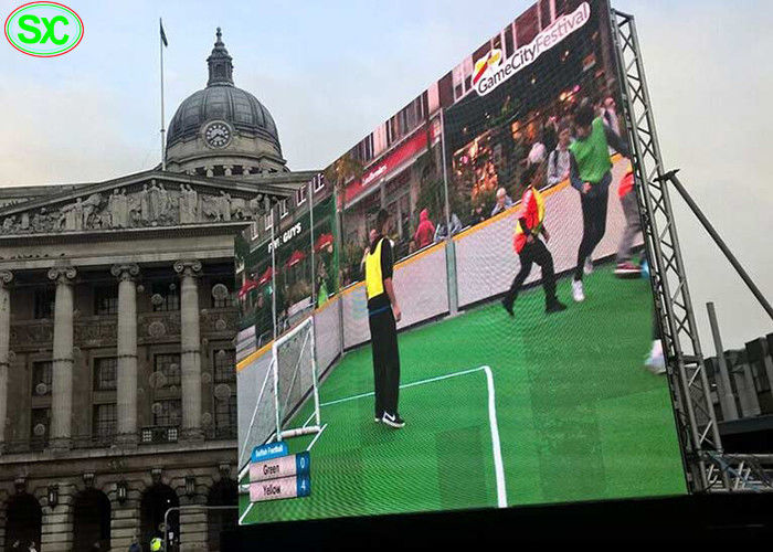 8mm Pixel-geführter Stadiums-Hintergrund-Vorhang-wasserdichter Schirme Epistar-Chip im Freien