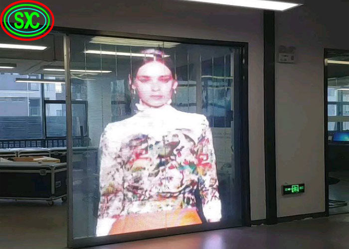 P3.9 Ultrafeine transparente LED-Videoanzeige mit einer hohen Erfrischungsrate von mehr als 3840 Hz