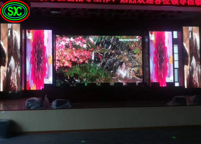 Hochwertige P3.91 Indoor Led Screen Bühnenveranstaltung Vermietung Vollfarb-Videowand 7 Segmente