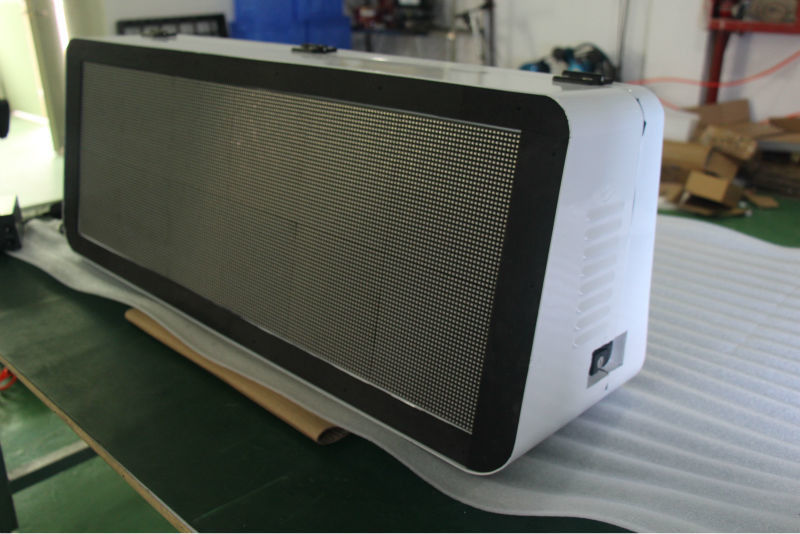 Wasserdichtes Auto-LED-Signal-Display im Außenbereich Vollfarben-Taxi-Dachbildschirm doppelseitig