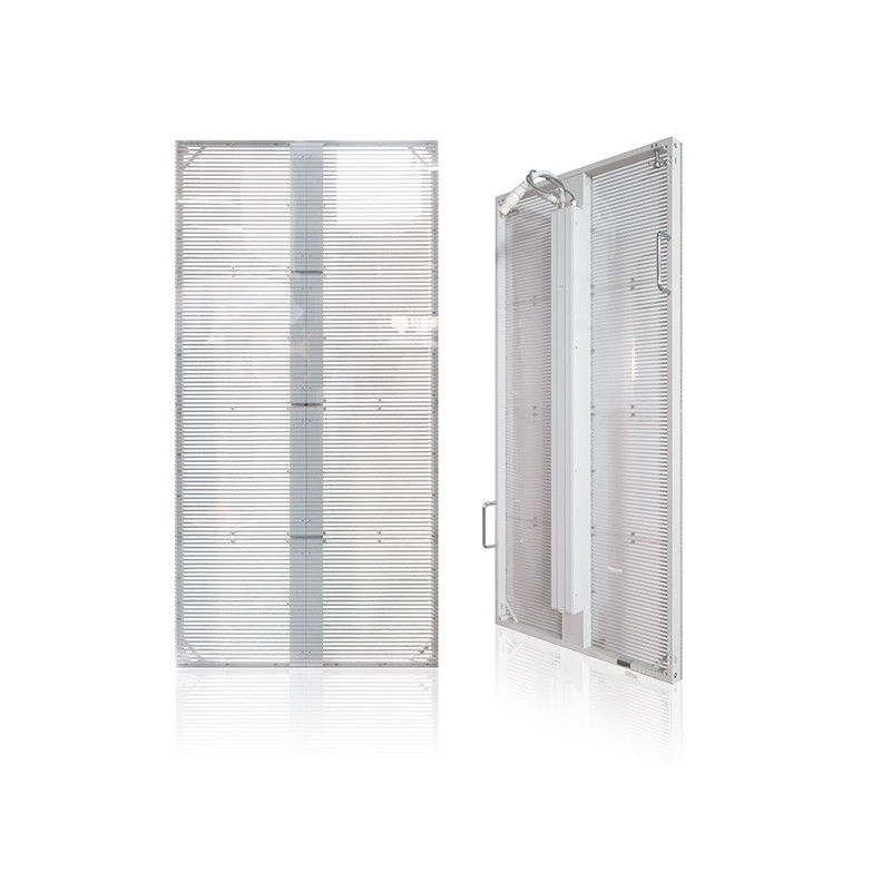 Leichtgewicht Transparent Led Video Wand Mesh Billboard Glas Anzeige wasserdicht transparente LED Video Wand