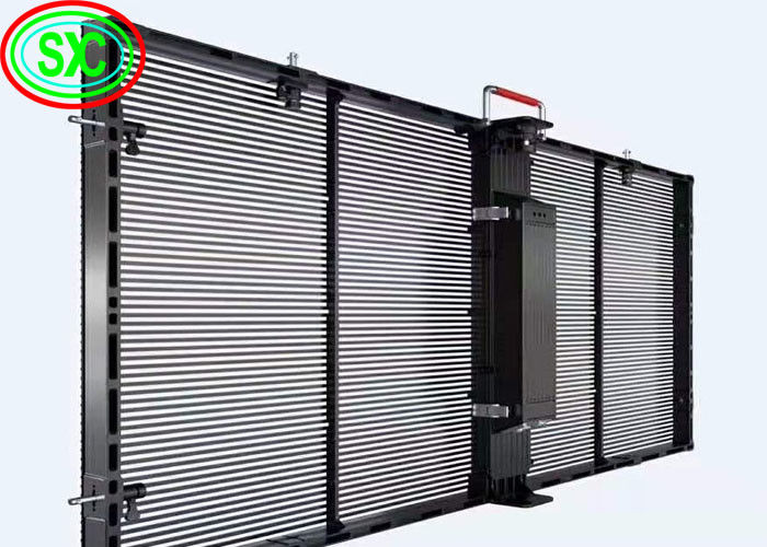 Leihinstallationsbildschirm Großer Blickwinkel P3.91 P4.81 2500 Nits Transparenter LED-Bildschirm