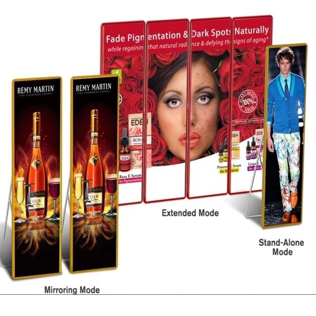 Aluminium-LED-Poster-Display mit Modul-Auflösung 172*86 und SMD2121 Led-Chips mit Panelmaterial