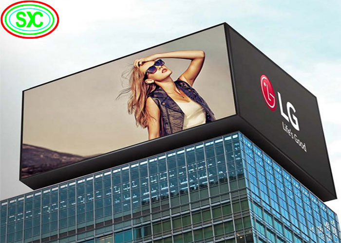 Außenwasserdicht P10 Vollfarb-LED-Display Bildschirm Werbeplakat mit Spalte