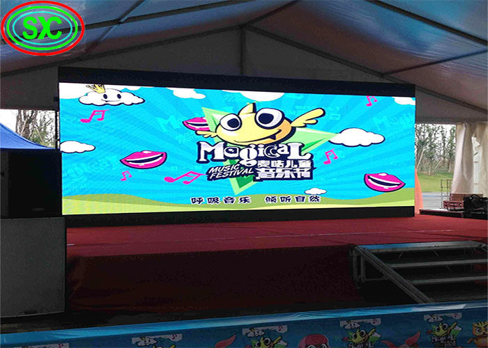 LED-Mietbildschirm / schlankes und leichtes LED-Display, anpassbares großes Festivalbildschirm