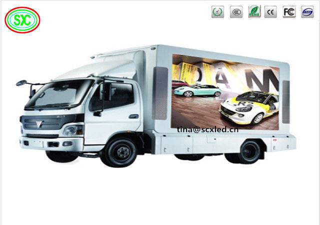 Vollfarbige LED-Funktruck P5 Mobile LED-Werbeflächen Bildschirm im Freien